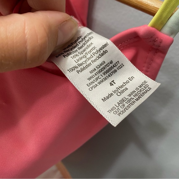 Pink Girls 4T Bathing Suits-Set of Two - Picture 2 of 16